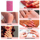 MelodySusie 100 Pcs Nail Drill Bits Sanding Bands for Nail Drill 150 Medium Grit Nail File Sanding Bands for Acrylic Nails Gel Manicures and Pedicure MelodySusie