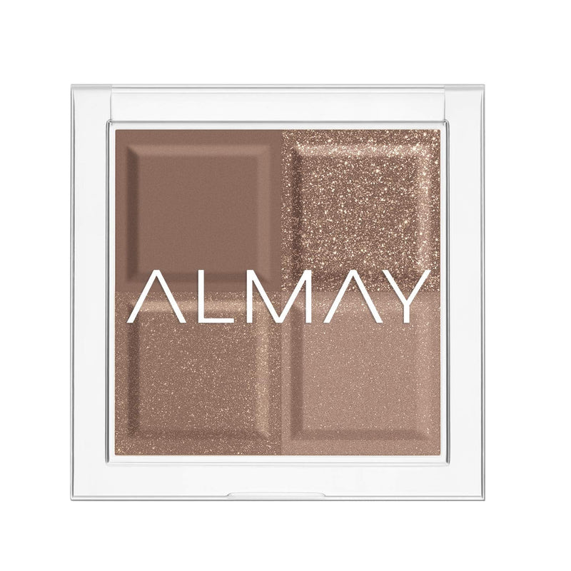 Eyeshadow Palette by Almay, Longlasting Eye Makeup, Single Shade Eye Color in Matte, Metallic, Satin and Glitter Finish, Hypoallergenic, 180 Ambition, 0.1 Oz Almay