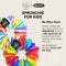 invisibobble Kids Sprunchie Spiral Hair Ring - Crayola Edition – 2 Pack - Scrunchie Elastic Hair Ties, Hair Accessories for Women, Girls and Teens - Stylish Bracelet invisibobble
