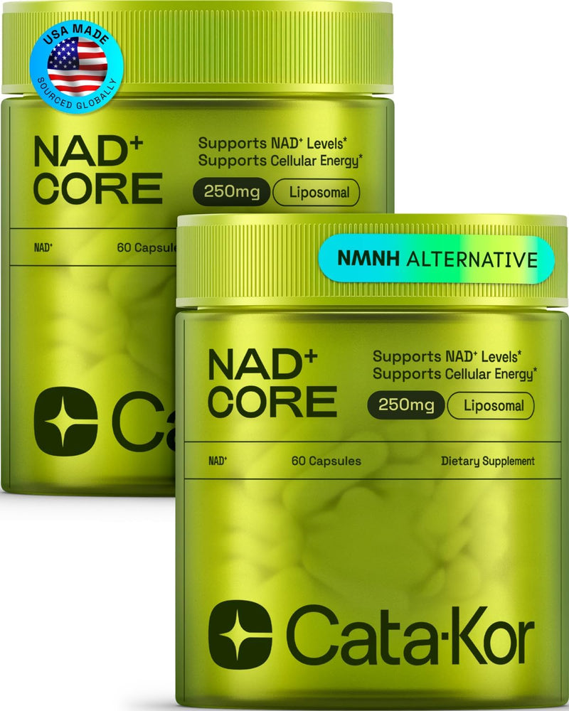 NMNH Supplement Alternative - Liposomal NAD CORE 250mg - 30-Day Supply - High Purity NAD Supplement for Healthy Aging, Energy - 60 Capsules Infinity Warehouse
