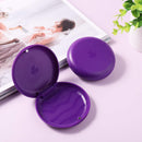[2 Pack] Retainer Case, Solid Orthodontic Retainer Case-PURPLE ZIZNBA Store