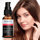 Retinol Serum 2.5% with Hyaluronic Acid, Aloe Vera, Vitamin E - Boost Collagen Production, Reduce Wrinkles, Fine Lines, Even Skin Tone, Age Spots, Sun Spots - 1 fl oz - Yeouth … (2oz) Yeouth Store