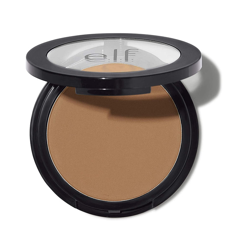 e.l.f, Primer-infused Bronzer, Long-Wear, Matte, Bold, Lightweight, Blends Easily, Contours Cheeks, Forever Sun Kissed, All-Day Wear, 0.35 Oz e.l.f.