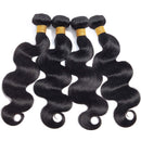 Body Wave Bundles Human Hair 4 Bundles (20 18 16 14 inches) 9A Brazilian Virgin Human Hair Body Wave Bundles Natural Color 100% Unprocessed Brazilian Human Hair Weave Extensions By Aelinsi Hair Aelinsi