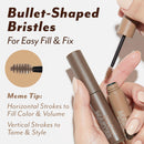 I'M MEME Brow Master-cara | 01 Light Brown | Fixing & Setting Eyebrow Gel for Full Tinted Eyebrows | K-beauty I'M MEME