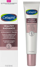 Face Serum by Cetaphil, Healthy Radiance Antioxidant-C Serum, Visibly Reduces Look of Dark Spots and Hyperpigmentation, Designed for Sensitive Skin, Hypoallergenic, Fragrance Free,1 oz Cetaphil
