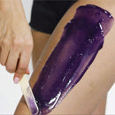 Hard Wax Beads for Hair Removal – Leg Hair Formula – Our Most Flexible Wax for Larger Applications – Works for Back - Large 1lb Refill Pearl Beans for Wax Warmers – Purple Beach Legs by KoluaWax KoluaWax