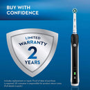 Oral-B 1000 CrossAction Electric Toothbrush, Black, Powered by Braun and Sensitive Gum Care Electric Toothbrush Replacement Brush Heads Refill, 3 Count Oral-B Store