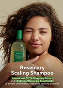 AROMATICA Rosemary Scalp Scaling Shampoo - Korean hair care with Thinning Hair Loss Natural Rosemary Essential oil for Women - Vegan Hair Growth - Free from Sulfate, Silicone, and Paraben (13.53 oz) Infinity Warehouse