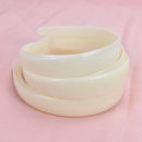 Timoo 20 Pcs Plastic Headbands, 1" Wide No Teeth Hair BandsAccessories for DIY & Craft - Perfect for Girls, Women (White) Timoo