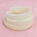 Timoo 20 Pcs Plastic Headbands, 1" Wide No Teeth Hair BandsAccessories for DIY & Craft - Perfect for Girls, Women (White) Timoo