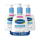Face Wash by CETAPHIL, Hydrating Gentle Skin Cleanser for Dry to Normal Sensitive Skin, NEW 8 oz 3 Pack, Fragrance Free, Soap Free and Non-Foaming Cetaphil