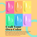 Beetles Gel Nail Polish Set, Easter Egg Hunt 6 Colors Spring Summer Bright Yellow Green Blue Pink Purple Soak Off Gel Polish Set Gift for Women beetles Gel Polish Store
