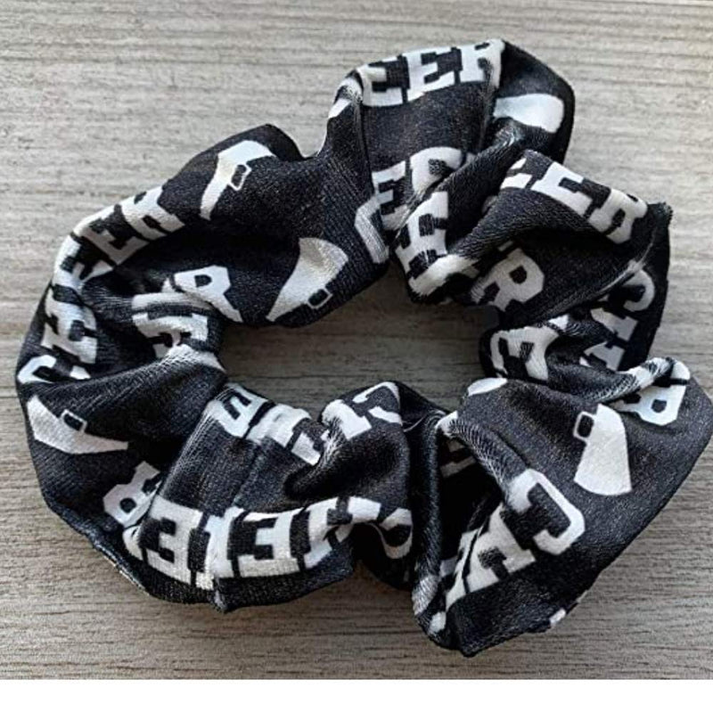 Cheer Scrunchie Set, Girls 2pc Cheer Hair Accessories- Cheerleading Elastics for Cheerleaders & Cheer Teams Infinity Collection