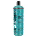 SexyHair Healthy Tri-Wheat Leave-In Conditioner, 33.8 Oz | Up to 90% Better Detangling | Reduces Breakage | Moisture, Smoothness, and Shine GREEN SexyHair