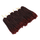 12 Inch Spring Twist Crochet Hair 6 Packs Jamaican Bounce Twist Braids Ombre Mini Passion Twist Crochet Braiding Hair Fluffy Synthetic Hair Extensions(15strands/Pack;T1B/350