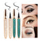 Coosa 2PCS Diamond Self-adhesive Eyeliner Pen Magnetic Eyeliner Kit Quick-Drying Waterproof Longlasting Liquid Eyeliner No Glue Needed (A) Coosa beauty