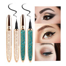 Coosa 2PCS Diamond Self-adhesive Eyeliner Pen Magnetic Eyeliner Kit Quick-Drying Waterproof Longlasting Liquid Eyeliner No Glue Needed (A) Coosa beauty