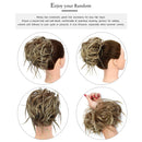 EMERLILY Messy Bun Hair Piece Synthetic Scrunchy Tousled Updo Hair Extensions Ponytail Curly Hair Pieces for Women EMERLILY