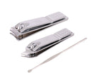 Three Seven Stainless Steel 3pc Nail Clipper Set (Silver) Three Seven (777)