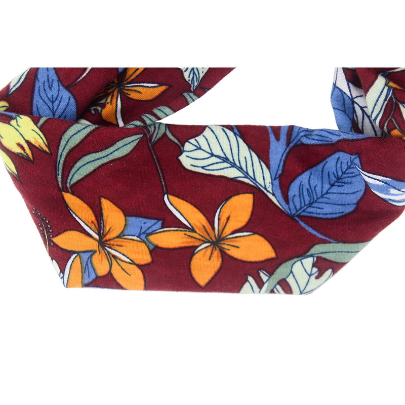 Yeshan Bow Headbands for Women Boho Wide Bandana Headbands Flower Printed Rabbit Ears Hair Bands Fashion and Sport Hair Accessories for Women and Girls,Pack of 6 Yeshan