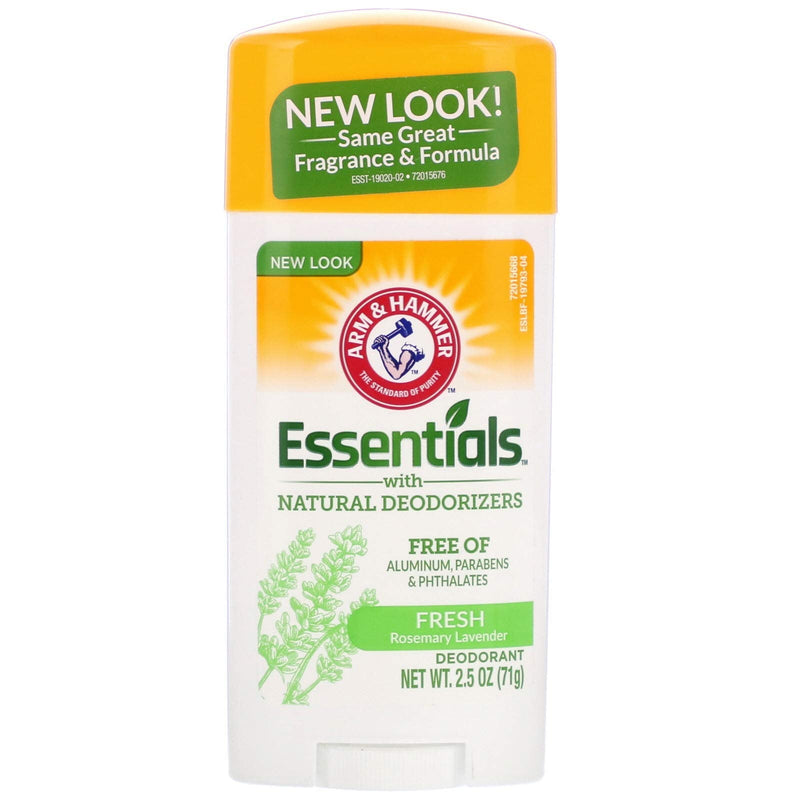 ARM & HAMMER Essentials Natural Deodorant Fresh 2.50 oz (Pack of 10) Arm & Hammer