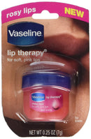 Vaseline Lip Therapy, Rosy Lips 1 ea (Pack of 7) Vaseline