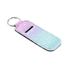 Beautyflier Clip-on Sleeve Chapstick Pouch Keychain Lipstick Holder Elastic Lip Balm Holder Travel Accessories Beautyflier