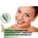 Extra Soft Toothbrush for Sensitive Gums and Teeth. Micro Nano Toothbrushes with 20,000 Ultra Soft Aloe Infused Bristles. Excellent Cleaning Effect (2 Pack) (Aloe Wave Bristle) Wimolek