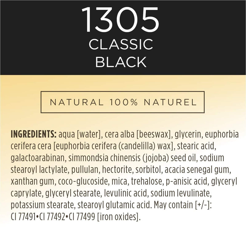 Burts Bees 100% Natural Nourishing Mascara, Classic Black - 0.4 Ounce (Pack of 2) Burt's Bees