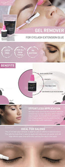Sylvia Lashes Gel Remover for Eyelash Extensions 15ml Sylvia Lashes