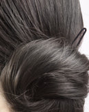 Frenchies Ultra Flocked Extra Soft French Twist Hair Pins: The French Hair Pins for Buns, Wedding Updo Hairstyles, Hair Extensions + Wigs, 20 Count, Brown Frenchies