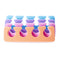 Toe Separators - Soft Two Tone Toe Spacers - Great Toe Cushions - Apply Nail Polish During Pedicure & Other Uses - Iridesi - 12 Pack Iridesi
