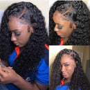 30 Inch Lace Front Wigs Human Hair Water Wave 100% Unprocessed Brazilian Virgin Hair Wigs With Baby Hair For Black Women 12A Glueless Lace Front Human Hair Wigs 150% Density Wigs (30,13x4 water wave) Zhuomei BEAUTY Store