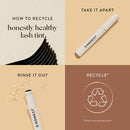 Honest Beauty Honestly Healthy Lash Tint, Clear with Castor Oil |Serum-Infused Lash Tint | EWG Certified + Ophthalmologist Tested + Cruelty Free | 0.27 fl.oz. Honest Beauty