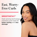 REVLON SmoothStay Coconut Oil Infused Hair Curling Iron - Barrel Curling Iron 1 ½ Inch for Loose Curls, Shinier, Visibly Smoother Hair (1 ½ in) Infinity Warehouse