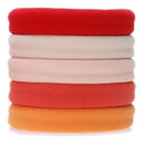 L. Erickson Sport Pony, Orange/Red Multi, Set of Five - Exceptionally Secure with Gentle Hold L. Erickson