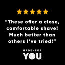 Made For You by BIC Shaving Gift Set for Every Body - Men & Women, 2 Handles with 14 Cartridge Refills – 5-Blade Razors, Nickel & Teal, Kit Made For You Store