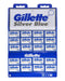 50 Silver Blue Double Edge Razor Stainless Blades Made in Russia 7 O'clock