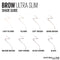 Maybelline Brow Ultra Slim Defining Eyebrow Makeup Mechanical Pencil With 1.55 MM Tip And Blending Spoolie For Precisely Defined Eyebrows, Warm Brown, 0.003 oz. Maybelline New York
