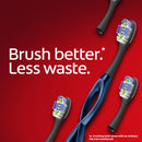Colgate Keep Soft Manual Toothbrush for Adults with 2 Deep Clean Floss-Tip Brush Heads, Navy Colgate