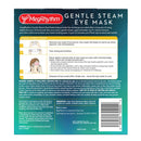 MegRhythm by Kao Gentle Steam Eye Mask, Citrus, Soothing Steam Eye Mask, Rejuvenates Eyes, Reduces Tension, 5 Count, Dermatologist and Ophthalmologist Tested MegRhythm