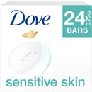 Dove Moisturizing Beauty Bar for Softer Skin, Fragrance-Free, Hypoallergenic Beauty Bar Sensitive Skin Effectively Washes Away Bacteria While Nourishing Your Skin 3.75 oz 4 Bars, Pack of 6 Dove Store