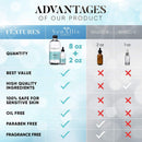 Hyaluronic Acid Serum 8 fl oz And 2 fl oz, Made From Pure Hyaluronic Acid, Anti Aging, Anti Wrinkle, Ultra-Hydrating Moisturizer That Reduces Dry Skin Manufactured In USA SenAllis Cosmetics