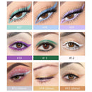 20PCS Colored Eyeliners, Matte Metallic Shimmer Eyeliner Set Long Lasting Waterproof Glitter Eyeliner Makeup Twist-up Liners, Pigmented Smudgeproof Colorful Eye Liner Pencils for Wedding Party Cosplay Aike Home