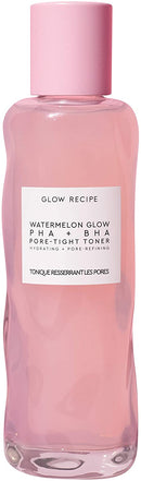 Glow Recipe Watermelon Glow BHA + PHA Pore-Tight Facial Toner - Mild Exfoliating Toner with Hyaluronic Acid + Cactus Water + Cucumber + Tea Tree Extract - Soothing + Refining Face Toner (150ml / 5oz) Glow Recipe Store