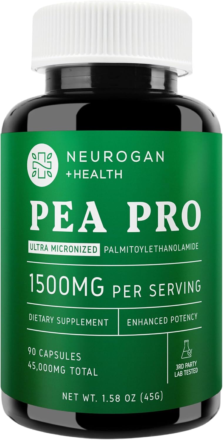 Ultra Micronized Palmitoylethanolamide (Pea) Supplement - 1500 MG Per Serving - Highly Purified & Bioavailable - 90 Capsules - Natural Support for Men and Women Infinity Warehouse