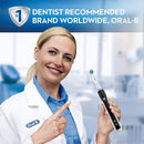 Oral-B 1000 CrossAction Electric Toothbrush, Black, Powered by Braun and Sensitive Gum Care Electric Toothbrush Replacement Brush Heads Refill, 3 Count Oral-B Store