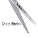 Aideoq Professional Hair Cutting Scissors -Barber Scissors/shears for hair cutting /beard scissors - 6.5" silver Hairdresser Scissors for Men and Women. Aideoq