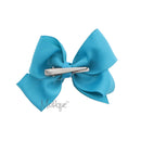 3 Inch Grosgrain Bow for Little Girls - Set of 2 (Turquoise) Motique Accessories